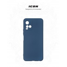 Чехол накладка ArmorStandart TPU ICON для Vivo Y21 / Y33s Camera cover Dark Blue (ARM61435)
