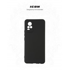 Чехол накладка ArmorStandart TPU ICON для Vivo V21e Camera cover Black (ARM61437)