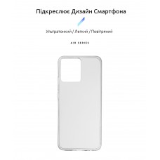 Чехол накладка ArmorStandart TPU Air Series для Realme C30 Transparent (ARM61489)