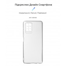 Чехол накладка ArmorStandart TPU Air Series для Infinix Note 10 Pro Camera cover Transparent (ARM62265)