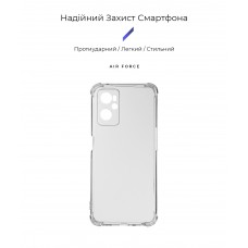 Чехол накладка ArmorStandart TPU Air Force для Realme 9i 4G (RMX3491) Camera cover Transparent (ARM62462)