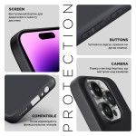 Чехол накладка TPU Armorstandart Matte Slim Fit для Google Pixel 7 Pro Black (ARM63344) Чехол накладка TPU Armorstandart Matte Slim Fit для Google Pixel 7 Pro Black (ARM63344)