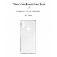 Чехол накладка ArmorStandart TPU Air Series для Motorola E20 Transparent (ARM63456)
