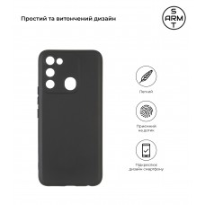 Чехол накладка TPU Armorstandart Matte Slim Fit для Tecno Spark Go 2022 (KG5) Camera cover Black (ARM63707)