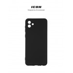 Чехол накладка ArmorStandart TPU ICON для Samsung A04 (A045) Camera cover Black (ARM63906)