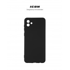 Чехол накладка ArmorStandart TPU ICON для Samsung A04 (A045) Camera cover Black (ARM63906)