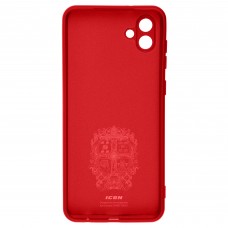 Чехол накладка ArmorStandart TPU ICON для Samsung A04 (A045) Camera cover Red (ARM63907)