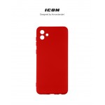 Чехол накладка ArmorStandart TPU ICON для Samsung A04 (A045) Camera cover Red (ARM63907)