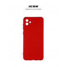 Чехол накладка ArmorStandart TPU ICON для Samsung A04 (A045) Camera cover Red (ARM63907)