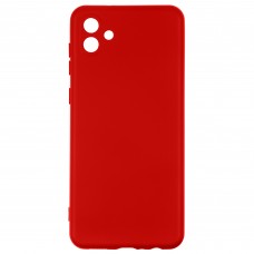 Чехол накладка ArmorStandart TPU ICON для Samsung A04 (A045) Camera cover Red (ARM63907)