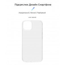 Чехол накладка ArmorStandart TPU Air Series для Apple iPhone 14 Pro Max Transparent (ARM64033)