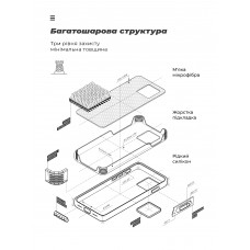 Чехол накладка ArmorStandart TPU ICON для Oppo A57s 4G/A57 4G/A57e 4G/A77 4G/A77s 4G Dark Blue (ARM64692)