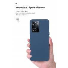 Чехол накладка ArmorStandart TPU ICON для Oppo A57s 4G/A57 4G/A57e 4G/A77 4G/A77s 4G Dark Blue (ARM64692)