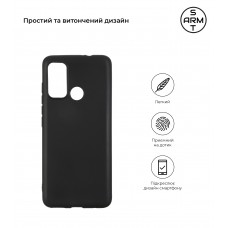 Чехол накладка TPU Armorstandart Matte Slim Fit для Motorola G60 / G40 Fusion Black (ARM64732)