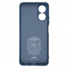 Чехол накладка ArmorStandart TPU ICON для Oppo A17 4G Camera cover Dark Blue (ARM64849)