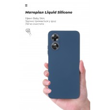 Чехол накладка ArmorStandart TPU ICON для Oppo A17 4G Camera cover Dark Blue (ARM64849)