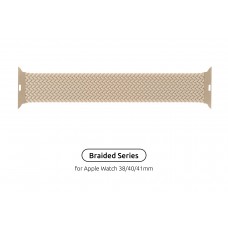 Ремешок Nylon ArmorStandart Braided Solo Loop для Apple Watch 38/40/41mm Beige Size 2 (120 mm) (ARM64891) Ремешок Nylon ArmorStandart Braided Solo Loop для Apple Watch 38/40/41mm Beige Size 2 (120 mm) (ARM64891)