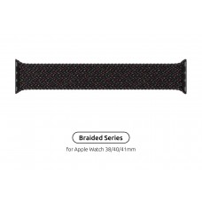 Ремешок Nylon ArmorStandart Braided Solo Loop для Apple Watch 38/40/41mm Black Unity Size 2 (120 mm) (ARM64894) Ремешок Nylon ArmorStandart Braided Solo Loop для Apple Watch 38/40/41mm Black Unity Size 2 (120 mm) (ARM64894)