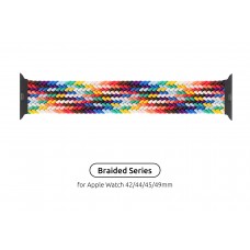 Ремешок Nylon ArmorStandart Braided Solo Loop для Apple Watch 42/44/45/49mm Pride Edit Size 10 (172 mm) (ARM64936)
