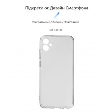 Чехол накладка ArmorStandart TPU Air Series для Samsung A04e / M04 / F04 Camera cover Transparent (ARM65138)