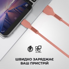 Кабель ArmorStandart AR88 USB-Lightning 2.4A 1m Peach (ARM65286)