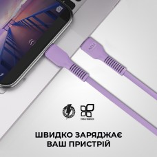 Кабель ArmorStandart AR88 Type-C-Type-C 3A 1m Purple (ARM65291)