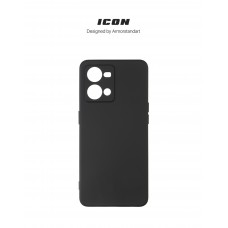 Чехол накладка ArmorStandart TPU ICON для Oppo Reno7 4G Camera cover Black (ARM65427)