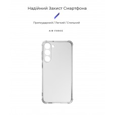 Чехол накладка ArmorStandart TPU Air Force для Samsung S23 Plus Camera cover Transparent (ARM65441)