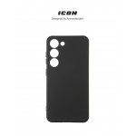 Чехол накладка ArmorStandart TPU ICON для Samsung S23 Camera cover Black (ARM65452)