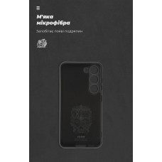 Чехол накладка ArmorStandart TPU ICON для Samsung S23 Camera cover Black (ARM65452)