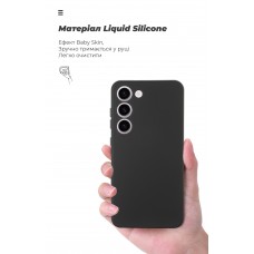 Чехол накладка ArmorStandart TPU ICON для Samsung S23 Camera cover Black (ARM65452)