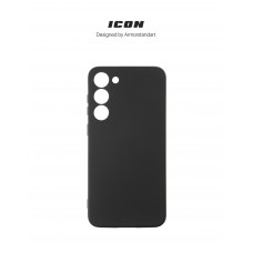 Чехол накладка ArmorStandart TPU ICON для Samsung S23 Plus Camera cover Black (ARM65455)