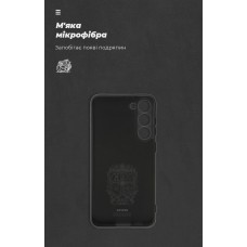 Чехол накладка ArmorStandart TPU ICON для Samsung S23 Plus Camera cover Black (ARM65455)
