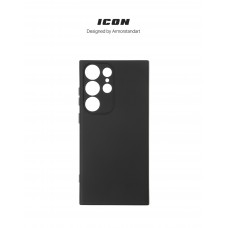 Чехол накладка ArmorStandart TPU ICON для Samsung S23 Ultra Camera cover Black (ARM65458)