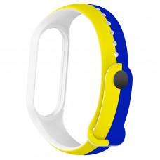 Ремешок TPU ArmorStandart для Xiaomi Mi Band 4/3 Blue Yellow (ARM65667)