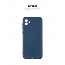 Чехол накладка ArmorStandart TPU ICON для Samsung A04 (A045) Camera cover Dark Blue (ARM66077)