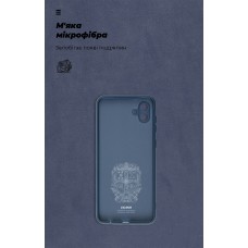 Чехол накладка ArmorStandart TPU ICON для Samsung A04 (A045) Camera cover Dark Blue (ARM66077)