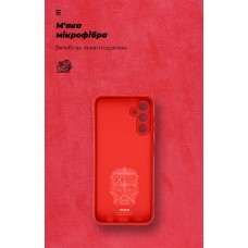 Чехол накладка ArmorStandart TPU ICON для Samsung A14 4G / A14 5G Camera cover Red (ARM66170)