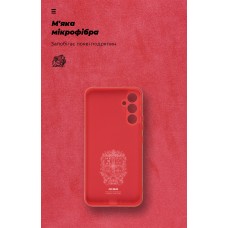 Чехол накладка ArmorStandart TPU ICON для Samsung A34 5G (A346) Camera cover Red (ARM66173)