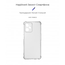 Чехол накладка ArmorStandart TPU Air Force для Realme C35 Camera cover Transparent (ARM66416)