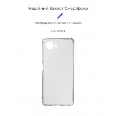 Чехол накладка ArmorStandart TPU Air Force для Realme C30s Camera cover Transparent (ARM66421)