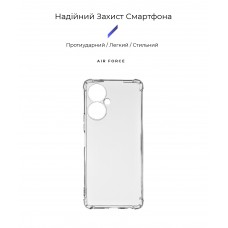 Чехол накладка ArmorStandart TPU Air Force для Tecno Camon 19 4G/19 Pro 4G Cam cov Transparent (ARM66430)