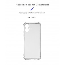 Чехол накладка ArmorStandart TPU Air Force для Tecno Camon 19 Neo Camera cover Transparent (ARM66431)