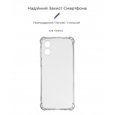 Чехол накладка ArmorStandart TPU Air Force для Motorola E13 Camera cover Transparent (ARM66642)