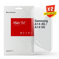 Гидрогелевая пленка ArmorStandart Clear + Anti-Blue для Samsung A14 4G / A14 5G (ARM66831) Transparent