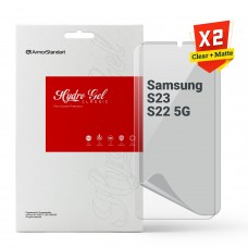 Гидрогелевая пленка ArmorStandart Clear + Matte для Samsung S23 / S22 5G (ARM66862) Transparent