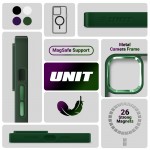 Чехол накладка Armorstandart TPU Unit MagSafe для Apple iPhone 13 Dark Green (ARM66938)