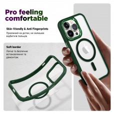 Чехол накладка Armorstandart TPU Unit MagSafe для Apple iPhone 13 Pro Dark Green (ARM66941)