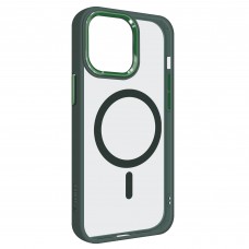 Чехол накладка Armorstandart TPU Unit MagSafe для Apple iPhone 13 Pro Max Dark Green (ARM66944)