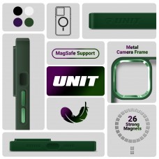 Чехол накладка Armorstandart TPU Unit MagSafe для Apple iPhone 13 Pro Max Dark Green (ARM66944)